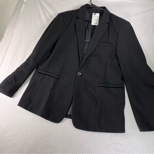 Mylldey Mens Black Blazers Slim Fit Business Suit Jacket Sport Coat